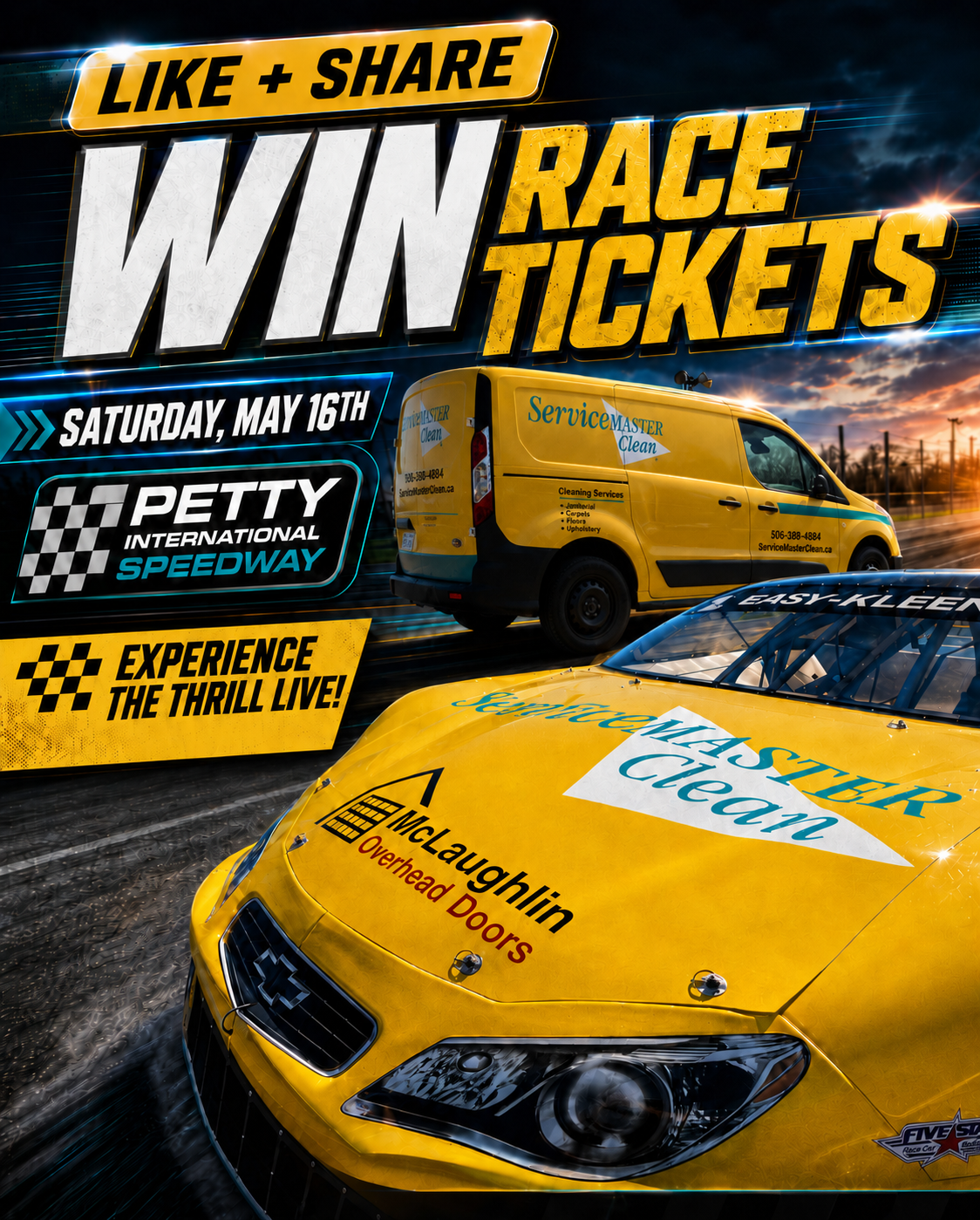 Race Ticket Giveaway - Ryan Motorsport Sponsorship