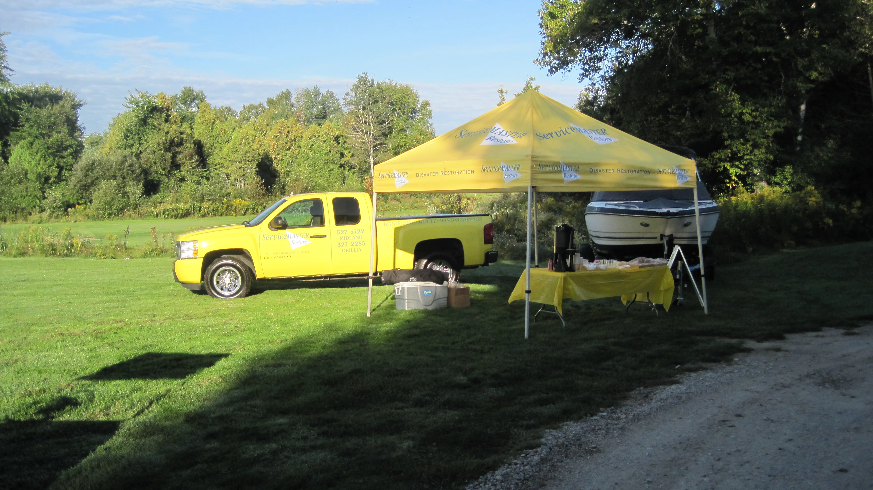 ServiceMaster-tent-at-the-Will-Marshall-Golf-Tourament