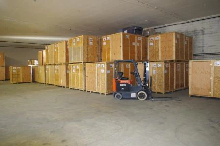 Warehouse-storage-area-with-large-wooden-crates