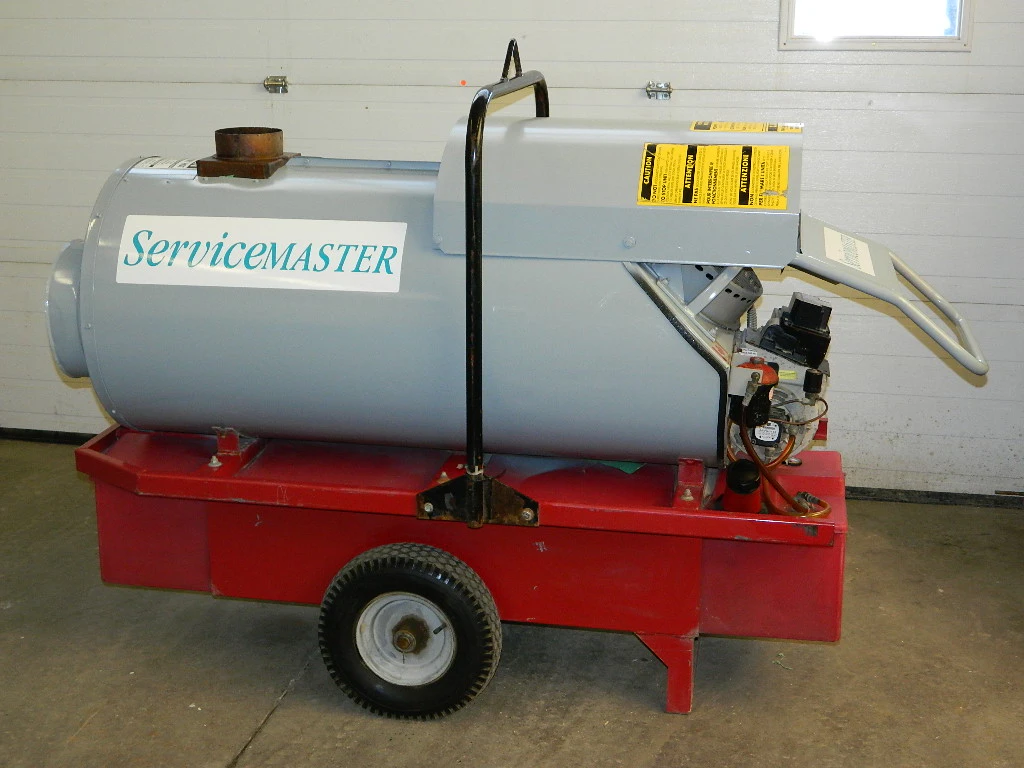 Temporary-heating-unit-on-wheels